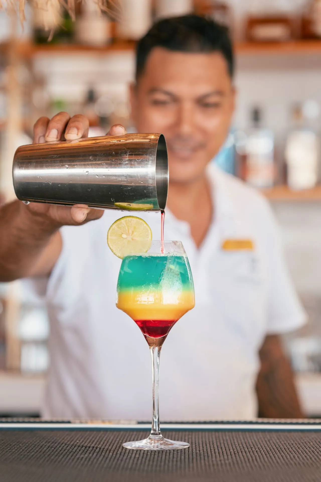 cocktail multicolore